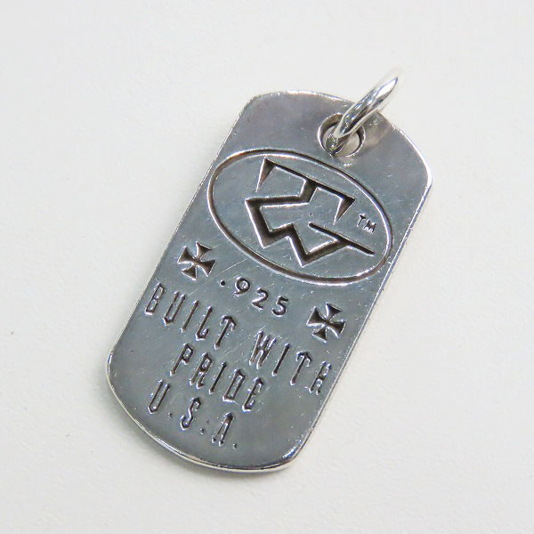 実際に弊社で買取させて頂いたTRAVIS WALKER/トラヴィスワーカー ロゴ ダブルクロス ドッグタグ ペンダント