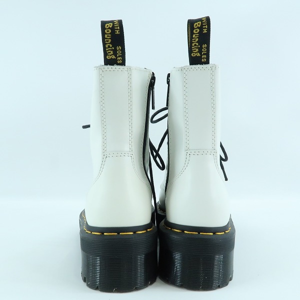 実際に弊社で買取させて頂いたDr.Martens/ドクターマーチン JADON/ジェイドン サイドジップ 8ホールブーツ ホワイト/UK5の画像 1枚目