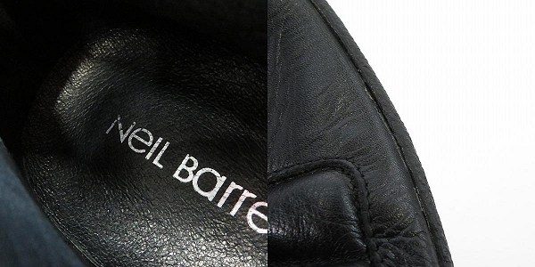 実際に弊社で買取させて頂いたNEIL BARRETT/ニールバレット 両サイドジップ レザースニーカー 5211483054/42の画像 6枚目