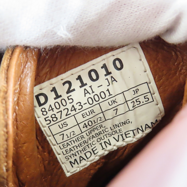 実際に弊社で買取させて頂いた【未使用】Danner×TACOMA FUJI RECORDS/ダナー×タコマフジレコード  フィールド ザ ワークハウス ブーツ D121010/25.5の画像 5枚目