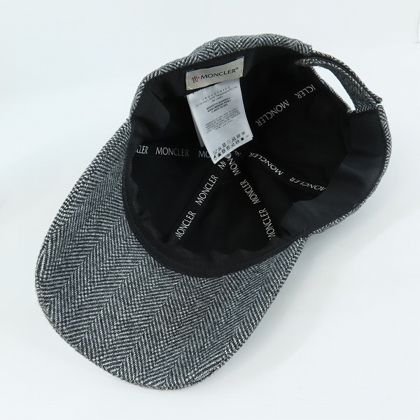 実際に弊社で買取させて頂いた【JPタグ】MONCLER/モンクレール BERRETTO BASEBALL ベースボールキャップ G20913B00020の画像 5枚目