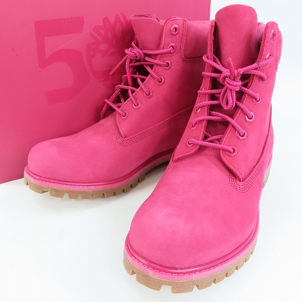 実際に弊社で買取させて頂いたTimberland/ティンバーランド 6INCH PREMIUM BOOTS W/L 50th EDITION MEDIUM RED NUBUCK ブーツ/TB 0A5VHD A46/9.5