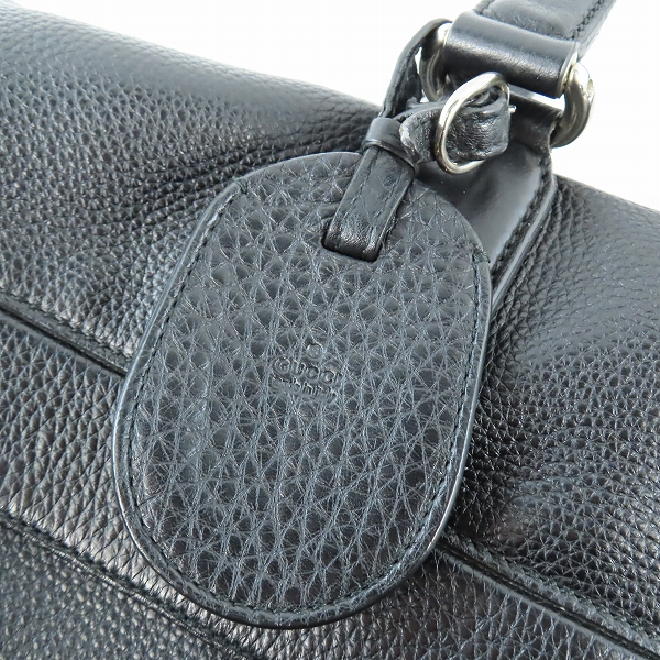 実際に弊社で買取させて頂いたGUCCI/グッチ キャリーオンダッフル インターロッキングG レザー ボストンバッグ 322055の画像 8枚目
