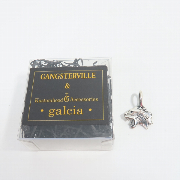 実際に弊社で買取させて頂いた（1）GANGSTERVILLE/ギャングスタービル × galcia/ガルシア ペンダントトップ "PANTHER" シルバーの画像 5枚目