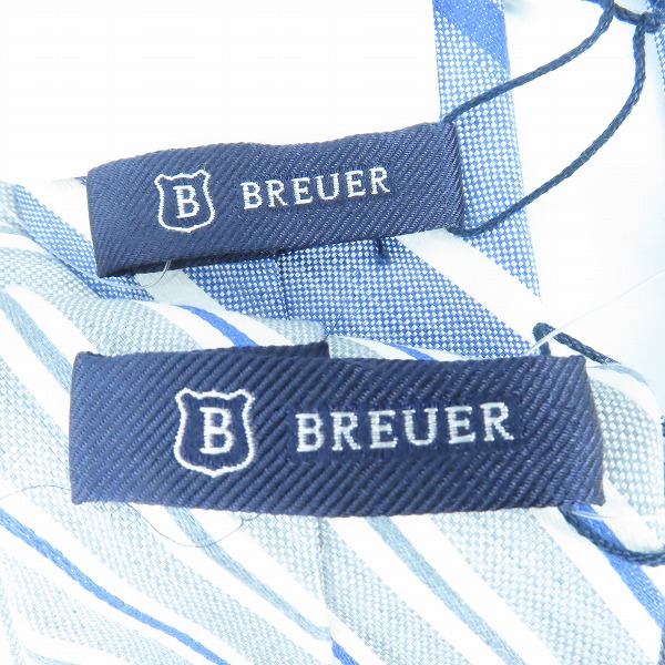 実際に弊社で買取させて頂いた【未使用】BREUER/ブリューワー ネクタイ 2点セットの画像 5枚目