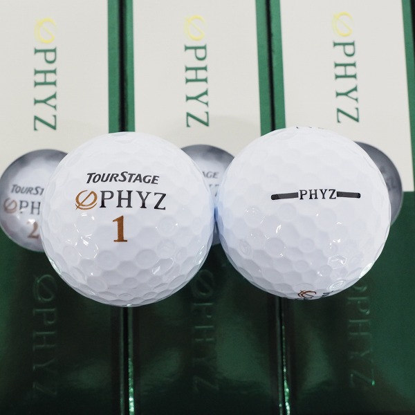 実際に弊社で買取させて頂いた【未使用】BRIDGESTONE/ブリヂストン TOURSTAGE/ツアーステージ PHYZ ゴルフボール ホワイト 1ダースの画像 1枚目