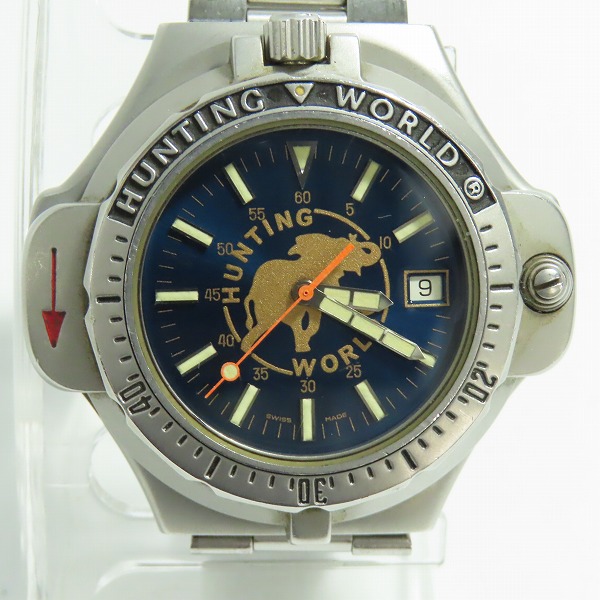 実際に弊社で買取させて頂いたHUNTING WORLD/ハンティングワールド コンパスウォッチ