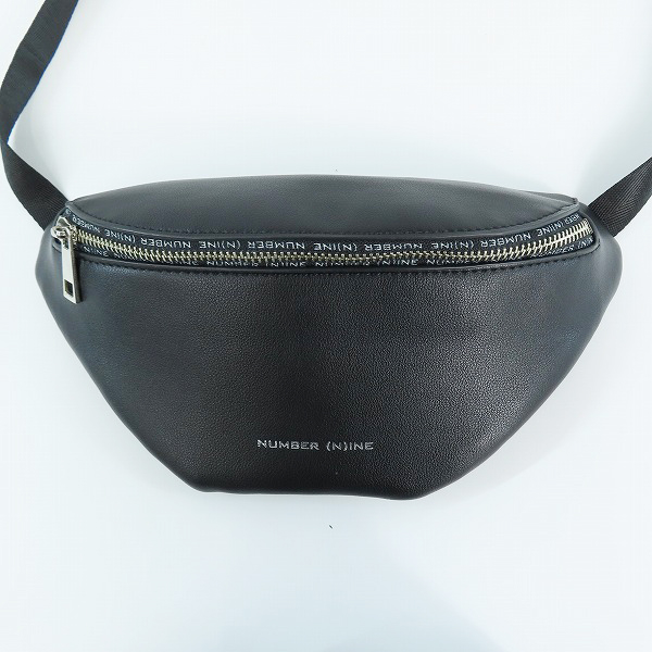 実際に弊社で買取させて頂いたNUMBER NINE/ナンバーナイン ブラック ウエストバッグ/ボディーバッグ