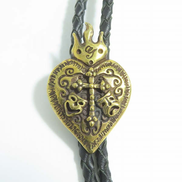 実際に弊社で買取させて頂いた(2)Gangsterville×galcia/ギャングスタービル×ガルシア TWO FACE/ダブルフェイス BOLO TIE/ボロタイ/ループタイ ブラス/真鍮の画像 1枚目