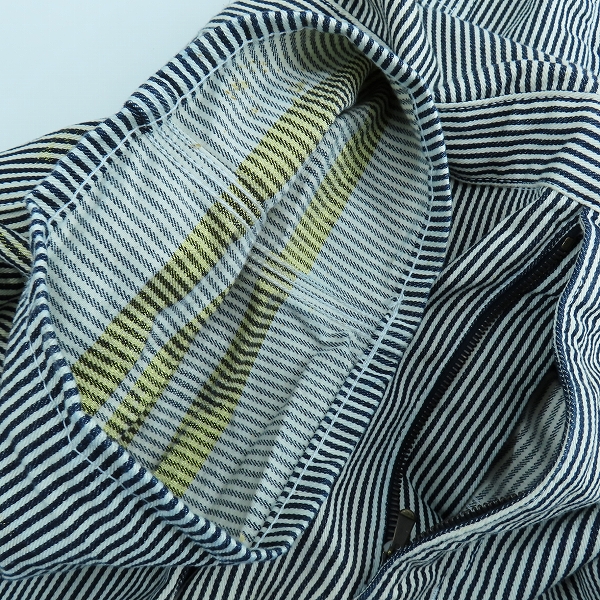 実際に弊社で買取させて頂いたmastermind JAPAN/マスターマインドジャパン ストライプオーバーオール /MC2-0A01-03/Sの画像 5枚目