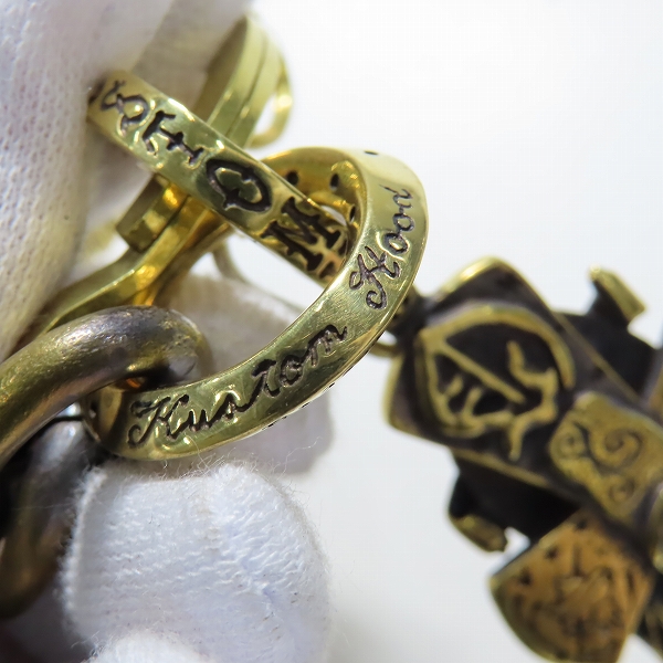 実際に弊社で買取させて頂いた(2)GANGSTERVILLE×Galcia/ギャングスタービル×ガルシア DEVIL/デビル ウォレットチェーン ブラス/真鍮の画像 5枚目