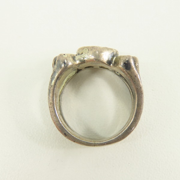 実際に弊社で買取させて頂いた Loree Rodkin/ローリーロドキン パヴェ スカル&ボーンリング 指輪/5.5号の画像 5枚目