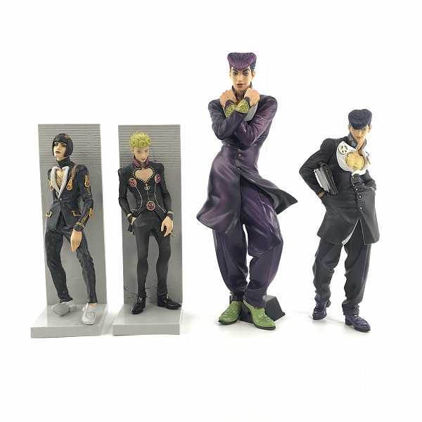 実際に弊社で買取させて頂いた【おまとめ4点】バンプレスト ジョジョの奇妙な冒険 フィギュア 東方仗助/ジョルノジョバーナ/ブローノブチャラティ