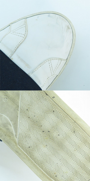 実際に弊社で買取させて頂いたGIVENCHY/ジバンシィ エラスティックストラップ レザースニーカー DN0187/43の画像 9枚目