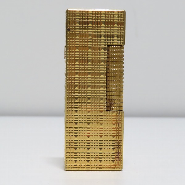 実際に弊社で買取させて頂いたdunhill/ダンヒル サイドローラー ガスライター ゴールドカラー