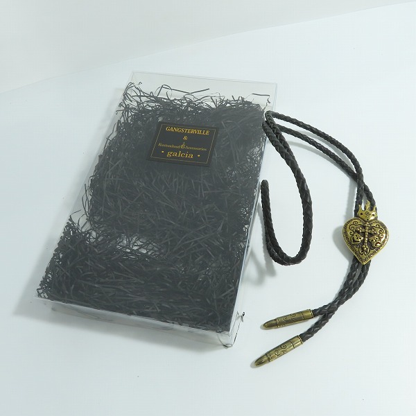 実際に弊社で買取させて頂いた(3)Gangsterville×galcia/ギャングスタービル×ガルシア TWO FACE/ダブルフェイス BOLO TIE/ボロタイ/ループタイ ブラス/真鍮の画像 7枚目