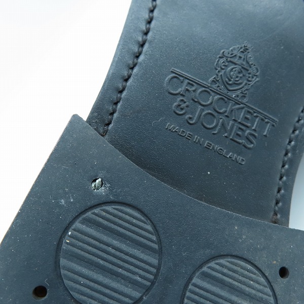 実際に弊社で買取させて頂いたCROCKETT&JONES/クロケットジョーンズ ダブル モンクストラップ シューズ ブラック 25170/7の画像 8枚目