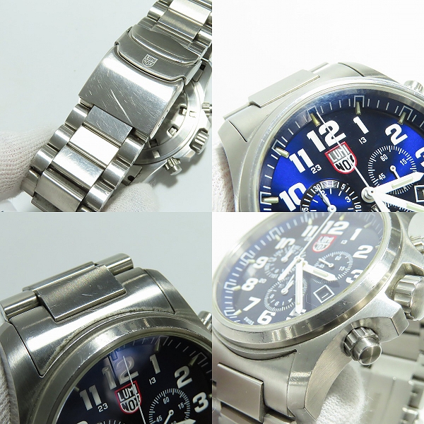 実際に弊社で買取させて頂いたLUMINOX/ルミノックス SERIES 1940 アタカマフィールド クロノグラフ クォーツ 1944Mの画像 6枚目