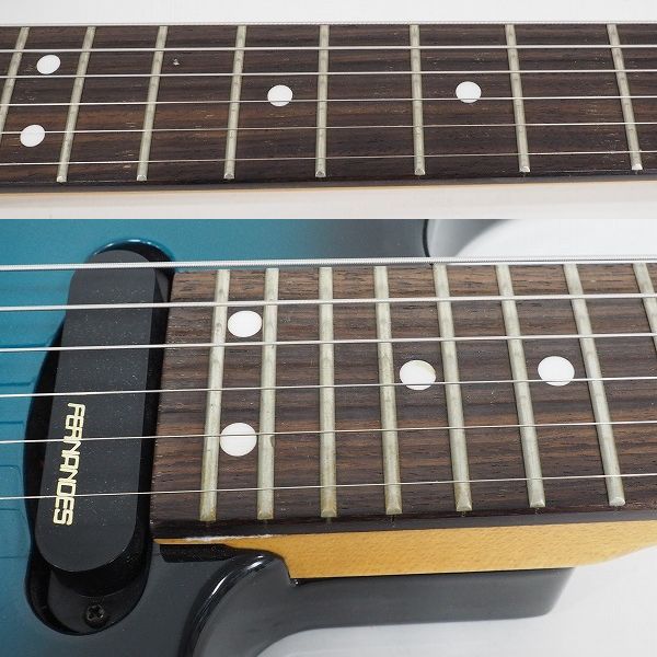 実際に弊社で買取させて頂いた★FERNANDES/フェルナンデス LIMITED EDITION ストラトシェイプ SSH エレキギター ソフトケース付の画像 3枚目