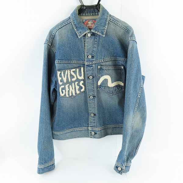 実際に弊社で買取させて頂いたEVIS/エヴィス/エビス デニムシャツ ジャケット カモメ Lot3005T/XL