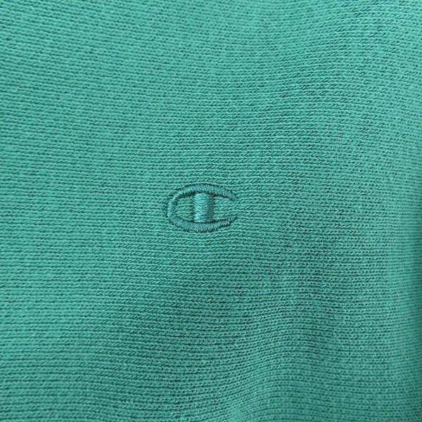 実際に弊社で買取させて頂いたChampion/チャンピオン 裏起毛 スウェット ハーフジップ Sの画像 4枚目