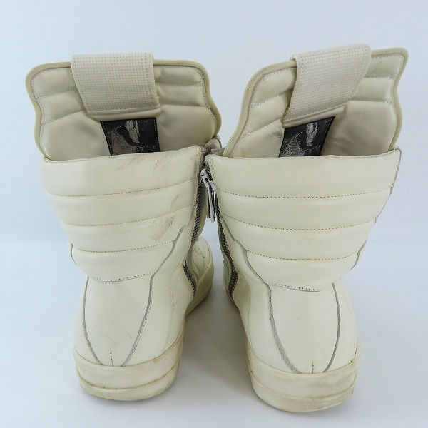 実際に弊社で買取させて頂いたRick Owens/リックオウエンス GEOBASKET/ジオバスケット サイドジップスニーカー/42の画像 1枚目