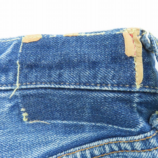 実際に弊社で買取させて頂いたLEVI'S/リーバイス ヴィンテージ 501 ボタン裏刻印6 ボタンフライ デニムパンツの画像 2枚目