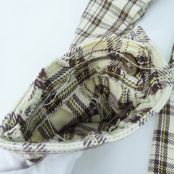 実際に弊社で買取させて頂いたmastermind JAPAN/マスターマインドジャパン neworder 長袖チェックシャツ/MB2-SH02-012/Mの画像 5枚目