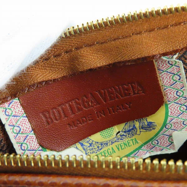 実際に弊社で買取させて頂いたBOTTEGA VENETA/ボッテガヴェネタ マルコポーロ タッセル ヴィンテージ ミニボストン ハンドバッグの画像 4枚目