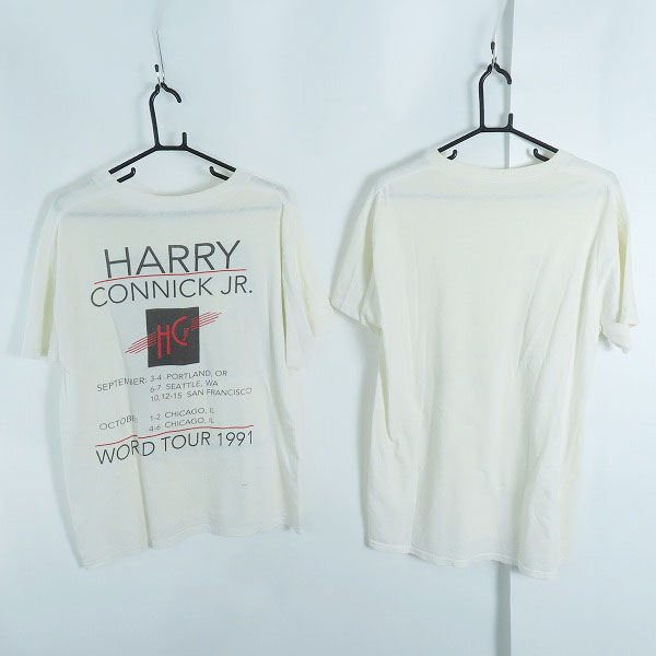 実際に弊社で買取させて頂いた ハリー・コニック・ジュニア コーネリアス/小山田圭 ヴィンテージ Tシャツ 2点セットの画像 1枚目