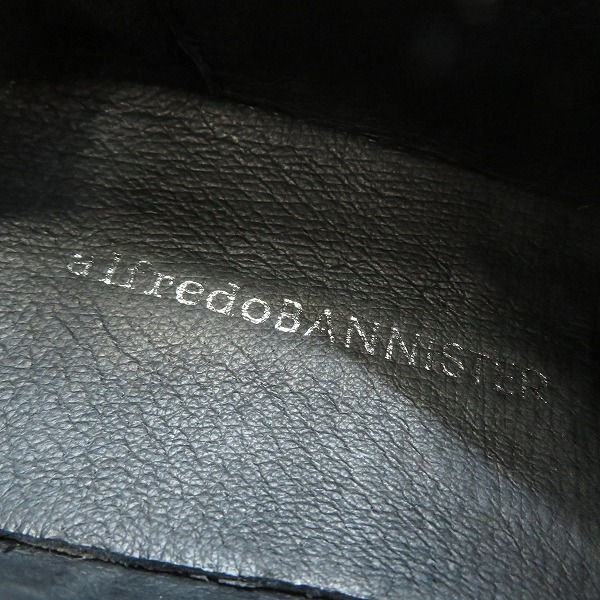 実際に弊社で買取させて頂いたalfredoBANNISTER/アルフレッドバニスター サイドジップ レザーシューズ 5281001004 /43の画像 6枚目
