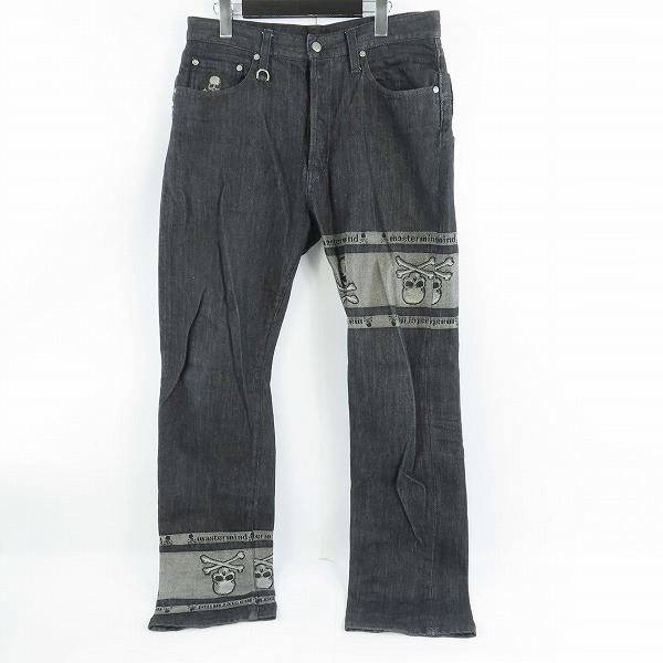 実際に弊社で買取させて頂いたmastermind JAPAN/マスターマインドジャパン dreaming期 スカル デニム パンツ/MC2-PA01-00/M