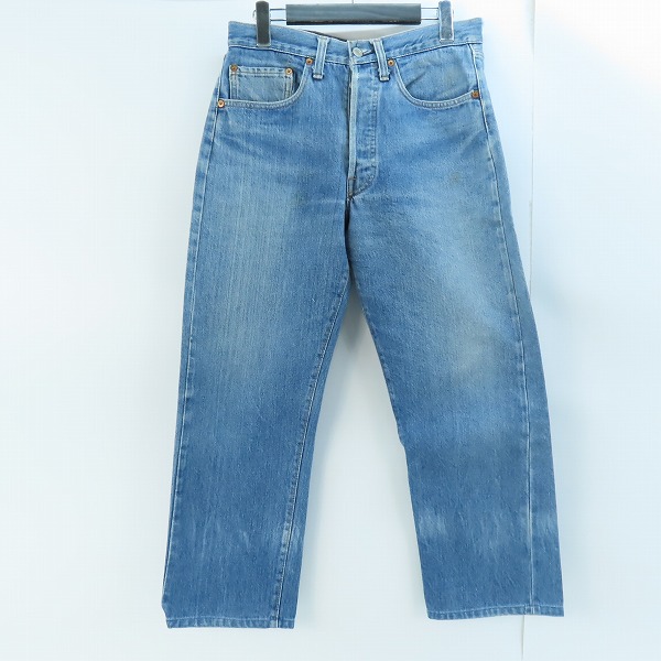 実際に弊社で買取させて頂いたLEVI'S/リーバイス 501 ヴィンテージ 66後期 刻印6 スモールe ボタンフライ デニムパンツ/W32