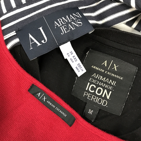 実際に弊社で買取させて頂いた【おまとめ】ARMANI EXCHANGE/アルマーニ エクスチェンジ AJ/ジーンズ レディース Tシャツ/ニット/ワンピース 等の画像 2枚目