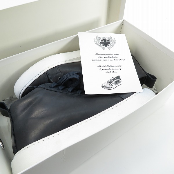 実際に弊社で買取させて頂いたbottega marchigiana/ボッテガマルキジャーナ レザー スニーカー/40の画像 8枚目