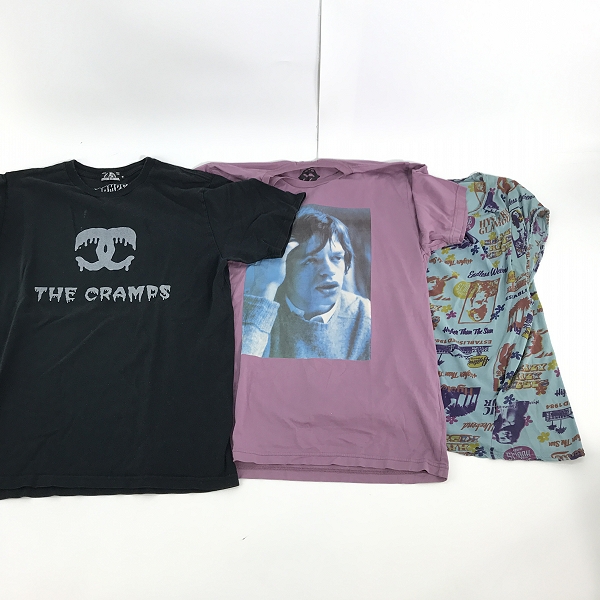 実際に弊社で買取させて頂いた【おまとめ】HYSTERIC GLAMOUR/ヒステリックグラマー THE ROLLING STONES/THE CRAMPS 等 カットソー メンズ/レディースの画像 1枚目
