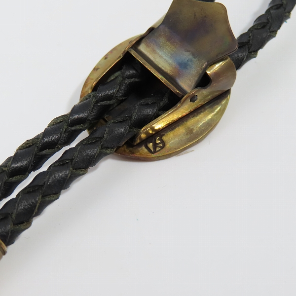 実際に弊社で買取させて頂いた（5）GANGSTERVILLE×Galcia/ギャングスタービル×ガルシア G ループタイ/ボロタイ/ブラス/シルバーの画像 4枚目