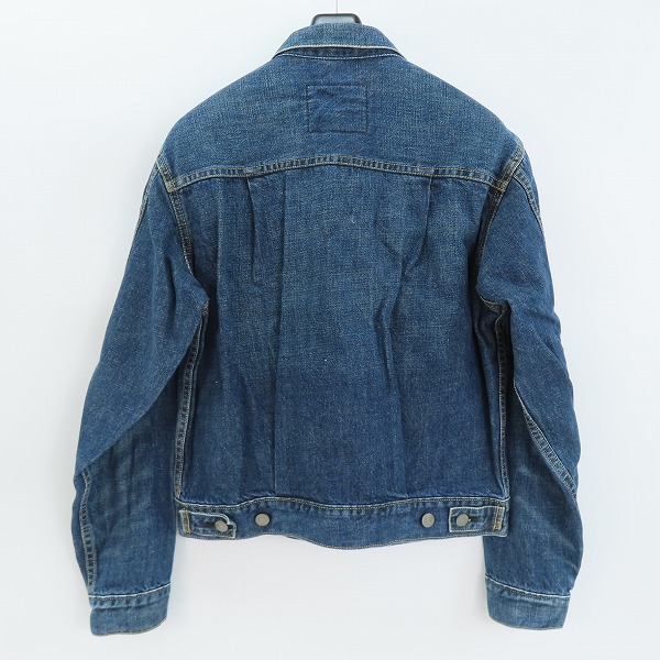 実際に弊社で買取させて頂いた(1)LEVI’S/リーバイス 71507XX/J02刻印 日本製 デニムジャケット Gジャン/38の画像 1枚目