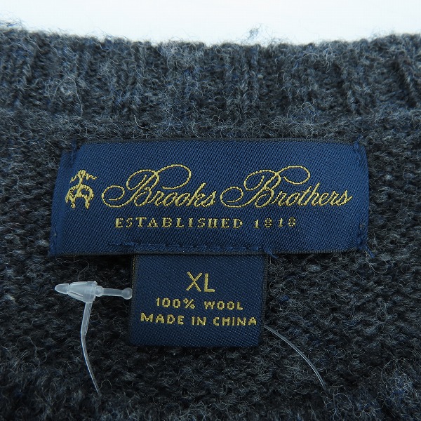 実際に弊社で買取させて頂いた【未使用】Brooks Brothers/ブルックスブラザーズ ウール セーター XLの画像 2枚目