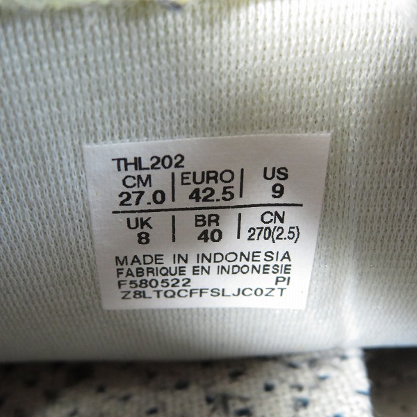 実際に弊社で買取させて頂いたOnitsuka Tiger/オニツカタイガー MEXICO 66/メキシコ66 スニーカー THL202 27の画像 5枚目