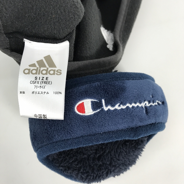 実際に弊社で買取させて頂いた【おまとめ】adidas/アディダス champion/チャンピオン 他 レックウォーマー/帽子/耳当て/手袋/リュックの画像 1枚目
