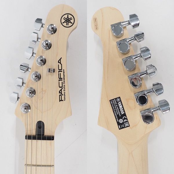 実際に弊社で買取させて頂いた★【美品】YAMAHA/ヤマハ PACIFICA/パシフィカ PAC112VM ストラトシェイプ コイルタップ搭載 エレキギター ケース付の画像 2枚目