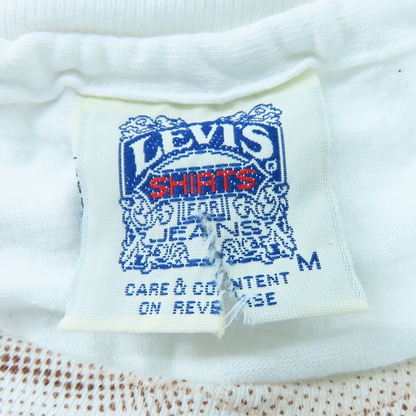 実際に弊社で買取させて頂いたLevi's/リーバイス 90S/USA製 プリント半袖Tシャツ Mの画像 2枚目