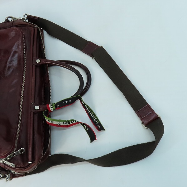 実際に弊社で買取させて頂いたOrobianco/オロビアンコ レザー ブリーフケース ビジネスバッグの画像 7枚目