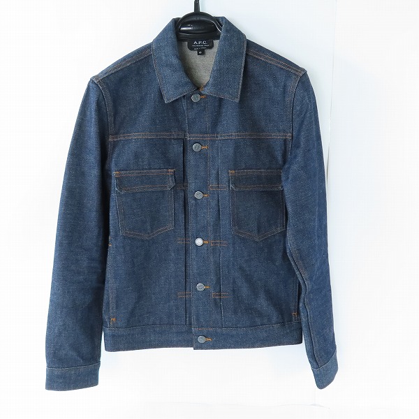 実際に弊社で買取させて頂いたA.P.C./アーペーセー デニムジャケット インディゴ/XS