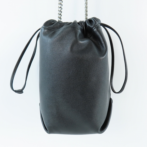実際に弊社で買取させて頂いたSaint Laurent/サンローラン Teddy Bucket Bag Leather Mini/テディバケットバッグ チェーンショルダー YSL583328 0619の画像 1枚目