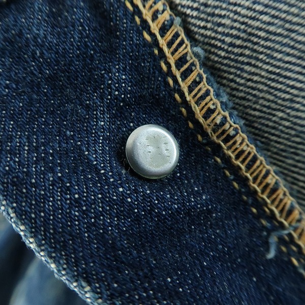 実際に弊社で買取させて頂いたLEVI'S/リーバイス 501XX 片面タブ/BIG E/隠しリベット 50s ヴィンテージ/ビンテージ デニムパンツの画像 6枚目