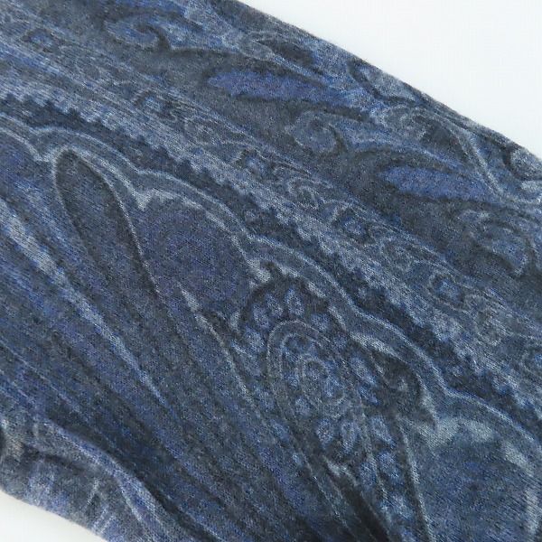 実際に弊社で買取させて頂いたETRO/エトロ ペイズリー柄 シルク混/カシミア混 ウールニット XSの画像 5枚目