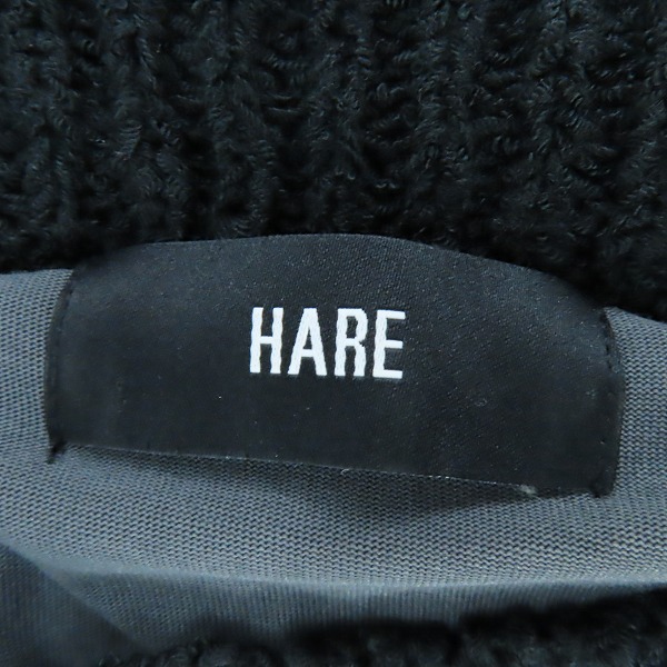実際に弊社で買取させて頂いたHARE/ハレ メッシュ ニット カットソー HA020047MW/Fの画像 2枚目