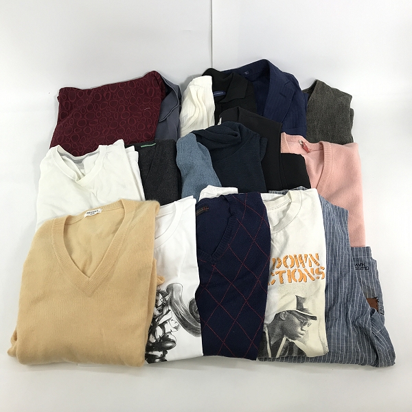 実際に弊社で買取させて頂いた【おまとめ】ナノユニバース/シックスティエイトアンドブラザーズ/アドルフォドミンゲス 等 ジャケット/ベスト/サマーニット 他